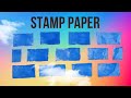 Como hacer un sello con goma eva para estampar papel en casa