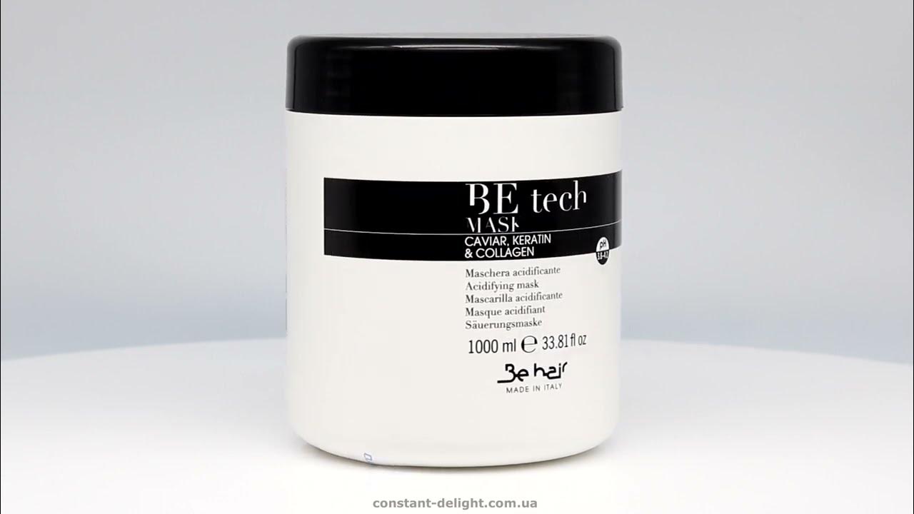 Кислая рН-маска для волос с кератином и коллагеном Be Hair Be Tech ...