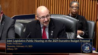 Nys Senator Dean Murray Speaks With Superintendent Steven James - Nys Division Of State Police