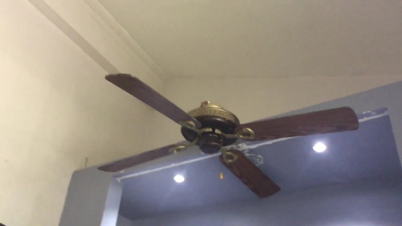 Crest 4500 Ceiling Fan With New Parts Youtube