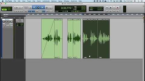Pro Tools Basics 12: Clip Grouping