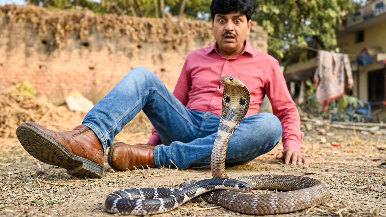 आज तो हो जाता हादसा! जहरीले नाग को ढूँढते वक्त अचानक से करैत भी निकल आया! जरा सी चूक और बड़ा हादसा! 