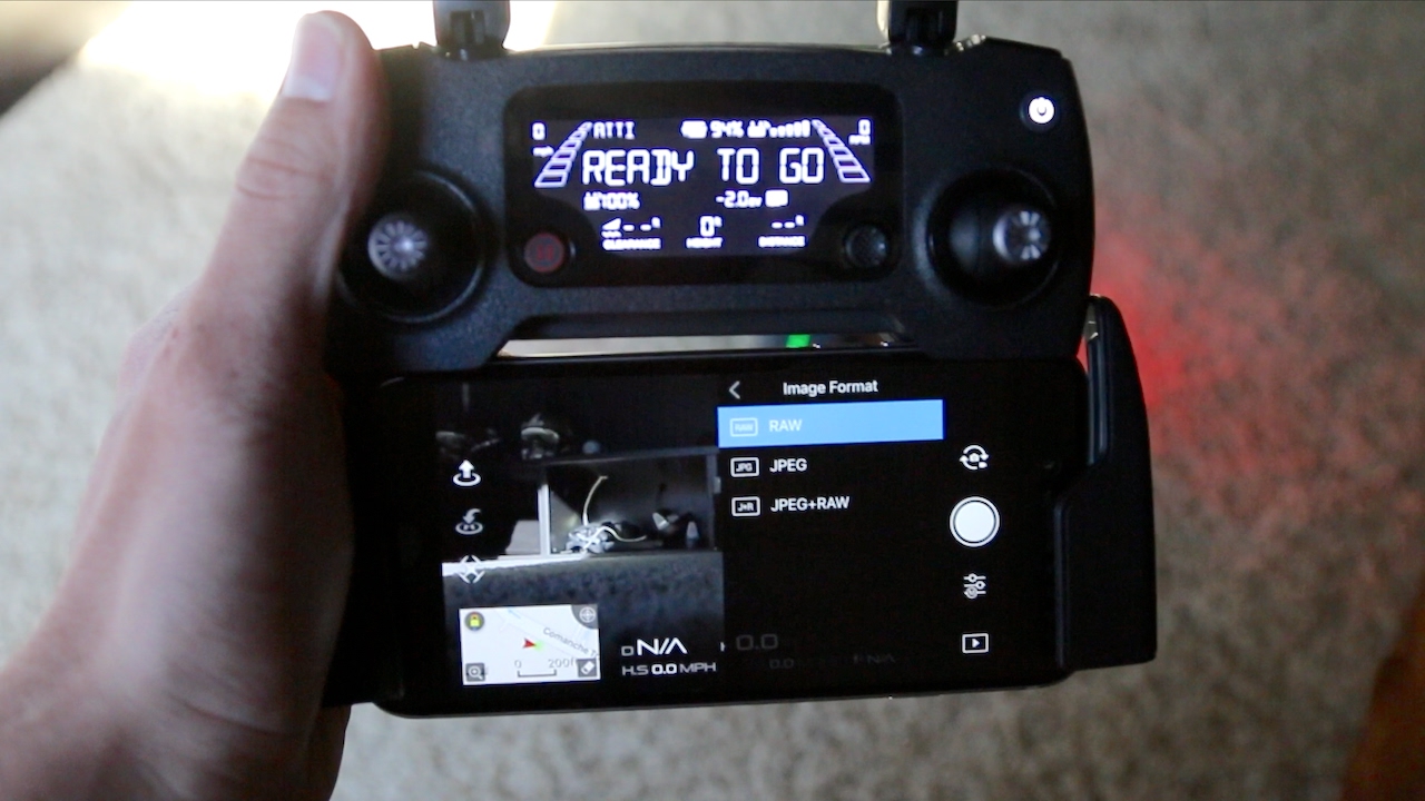 How To Set Up The DJI Mavic Pro For Pictures - YouTube