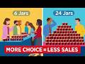 The Famous "Jam Study": Why Less Choice Means More Sales
