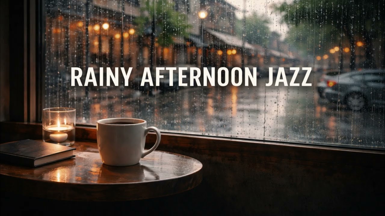 Rainy Afternoon Jazz ☔ Calm Piano for Relaxing #jazz for work #rainy day j