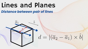 Lines and Planes | Distance between parallel lines | Vectors | 12th standard mathematics problem.