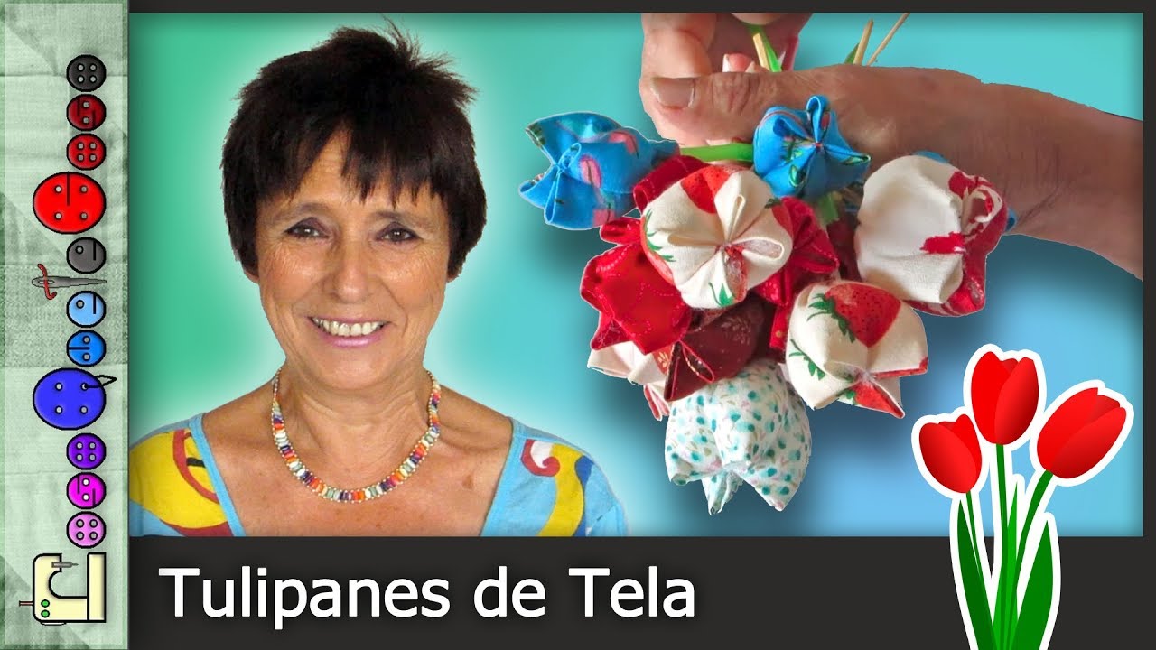 Cómo hacer Tulipanes de Tela [Tutorial] manualidades de animales