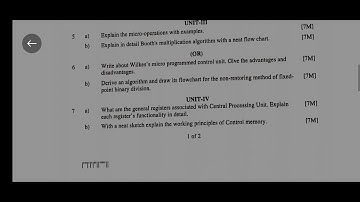 jntuk r20 - computer organisation ( supply mentary semester examination paper )