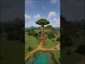 Ultimate Cylindrical Treehouse 🌳 | Epic Multi-Level Minecraft Build #minecraft #shorts  #trending