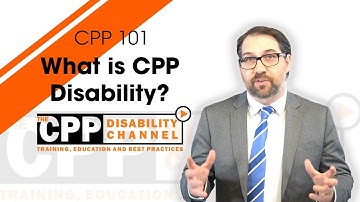 What is CPP disability?