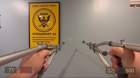 Akimbo crutches tactical reload