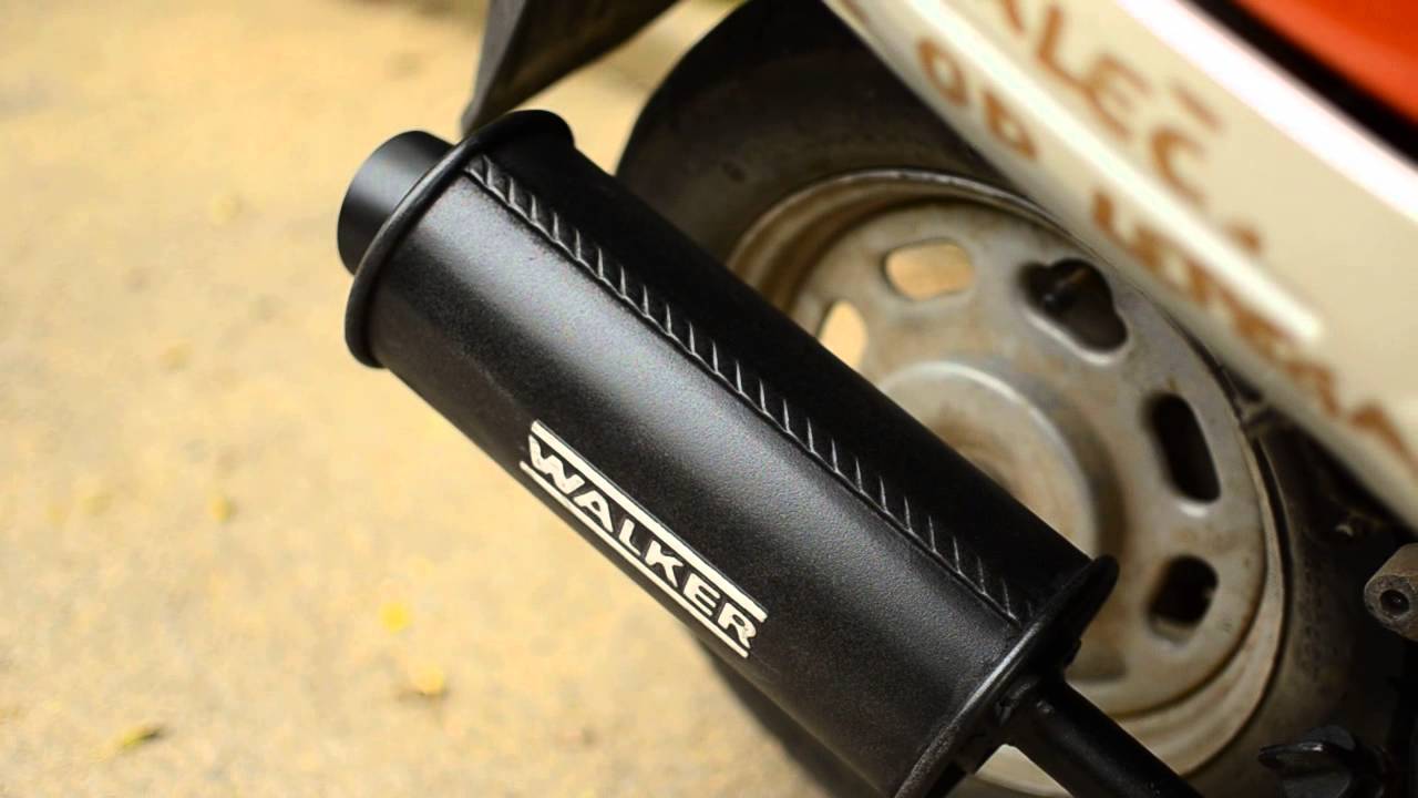 Chinese scooter racing exhaust Home made edition YouTube