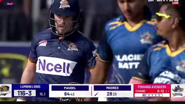 LUMBINI LIONS VS POKHARA AVENGERS || Siddhartha Bank Nepal Premier League Powered by Ncell ||