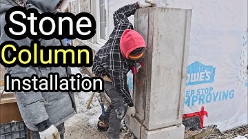 DIY Stone Column Installation, Tips for Beginners
