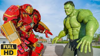 University Battle Hulk vs Hulkbuster [HD] | THE INCREDIBLE HULK (2023) Hulk Smash