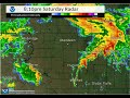 Radar Reflectivity Loop from October 9, 2021