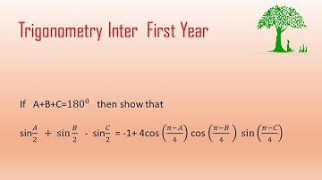 Inter First Year Transformations Of Trigonometry Explained in Telugu