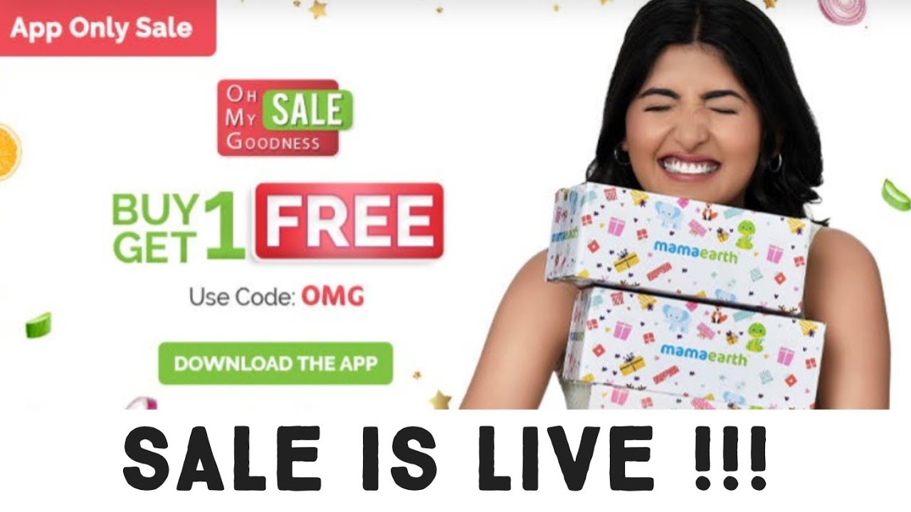 Biggest Mamaearth buy 1 get 1 one sale / mamaearth sale / mamaearth omg sale / mamaearth coupon
