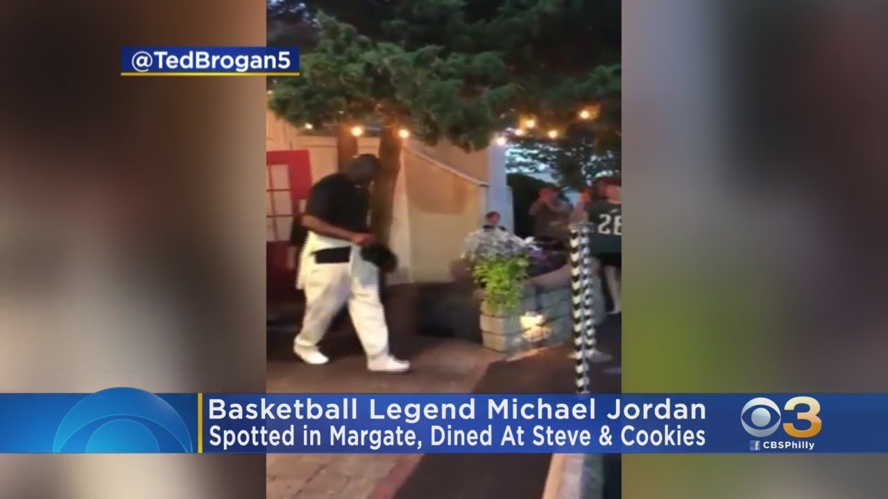 Michael Jordan Spotted At Margate Along The Shore