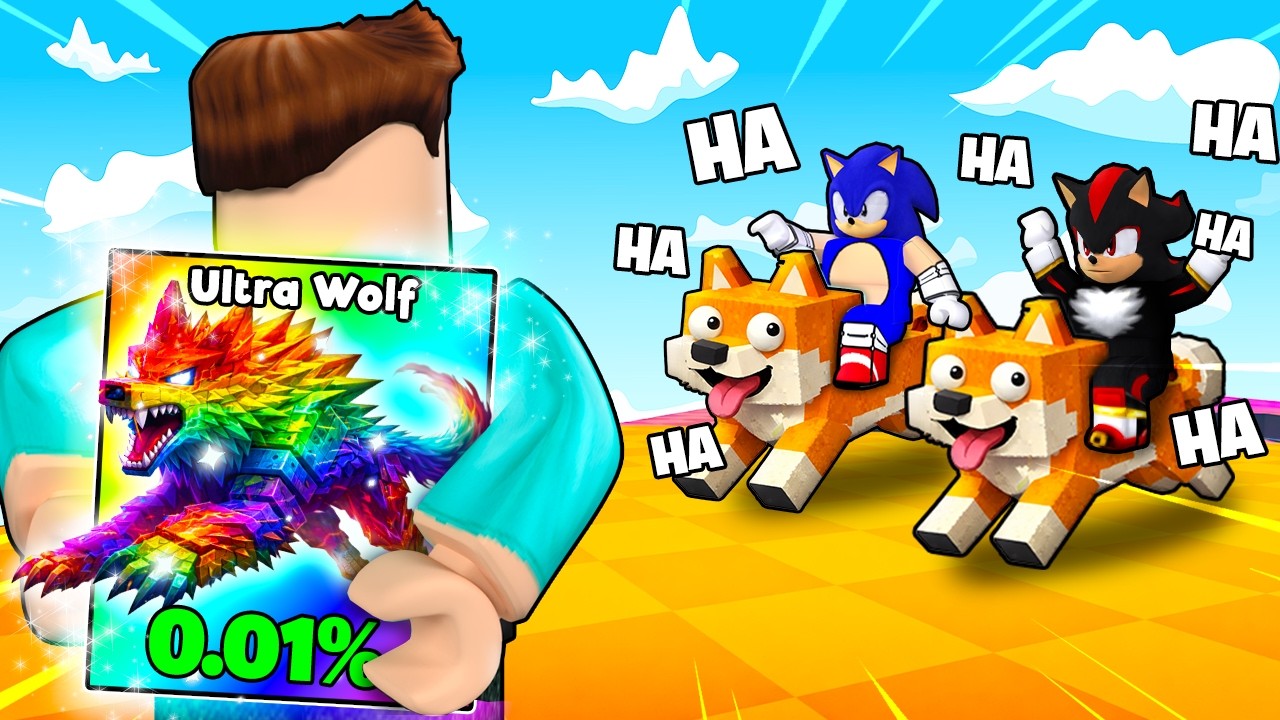 I PRETENDED TO BE A NOOB THEN USED OP WOLF IN +1 DOG ESCAPE !!