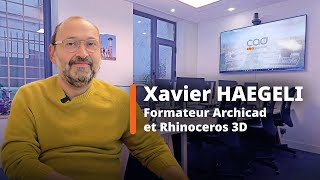 Testimonial from Xavier HAEGELI, Archicad and Rhinoceros 3D Trainer · CAD Equipment Testimonial from Xavier HAEGELI, Archicad and Rhinoceros 3D Trainer · CAD Equipment
