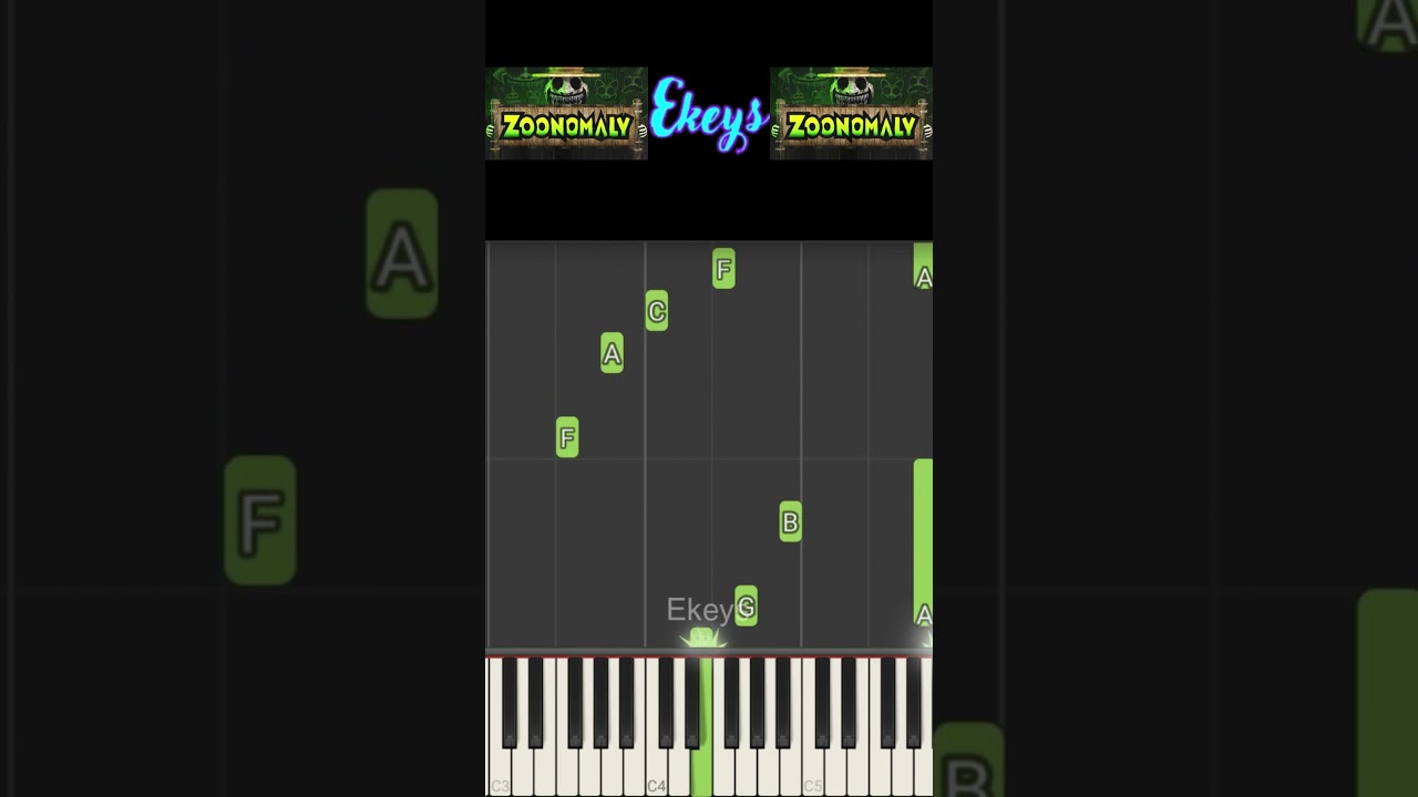 ZOONOMALY THEME ( VERSION 1 ) EASY PIANO  