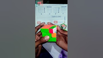 100% real rubik cube solve only 2 moves 🤔👍#shorts #subscribe #shorts