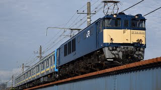 配9644レ EF64 1032 + E131系1000番台ナハT1編成新津配給