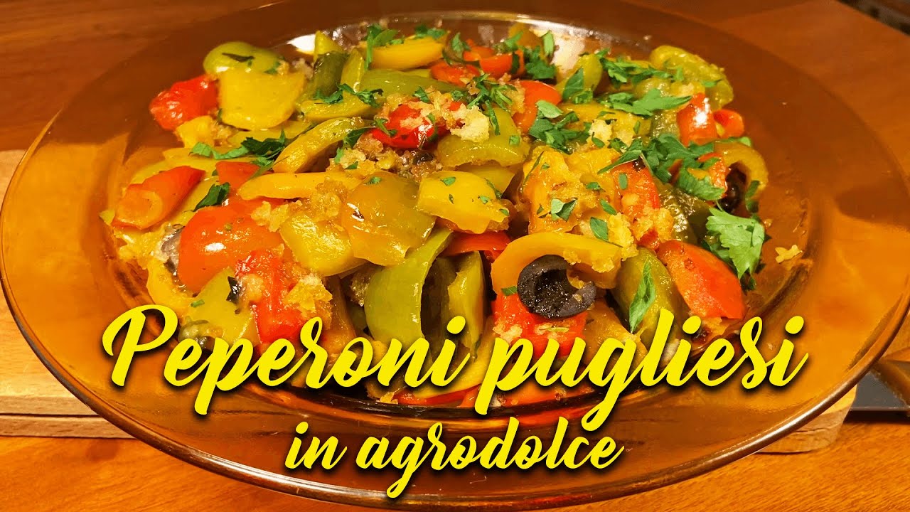 PEPERONI🫑🫑PUGLIESI IN AGRODOLCE, un contorno gustosissimo facile ed economico
