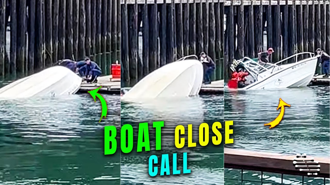 Boat Flipped over and Almost Sank by a Dock YouTube