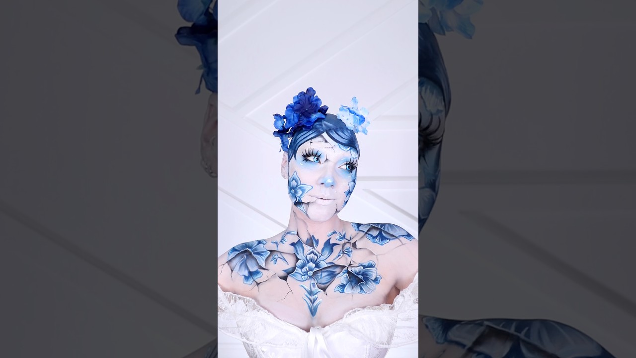 If nursery rhymes were real ☕️💙 #makeup #sfx