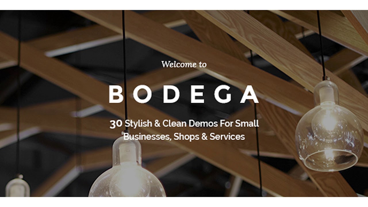 Bodega - A Stylish Theme For Small Businesses | Themeforest Website Templates and Themes