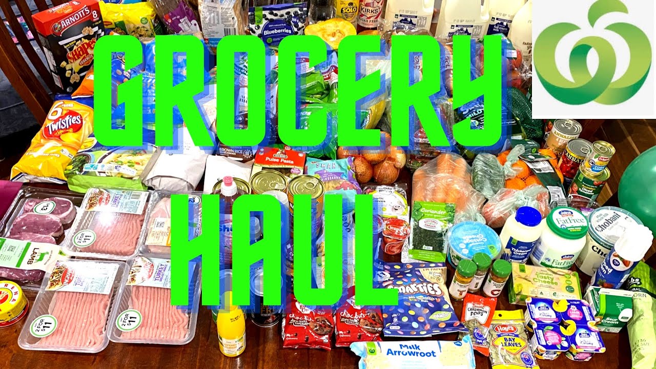 Woolworths Grocery Haul&Meal Plan, Family of 7 AUSTRALIA