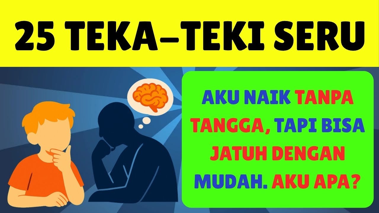 25 TekaTeki Logika Terbaik Tebakan Seru & Mengasah Otak! Quiztopia