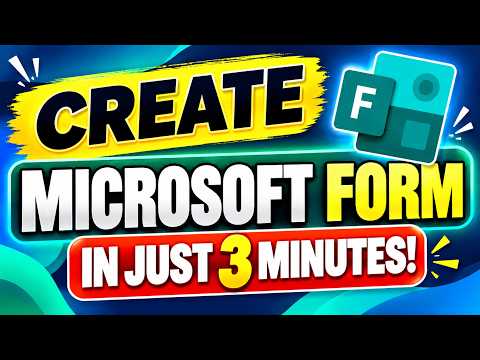 How to Create a Microsoft Form in 3 Minutes | Step-by-Step Tutorial