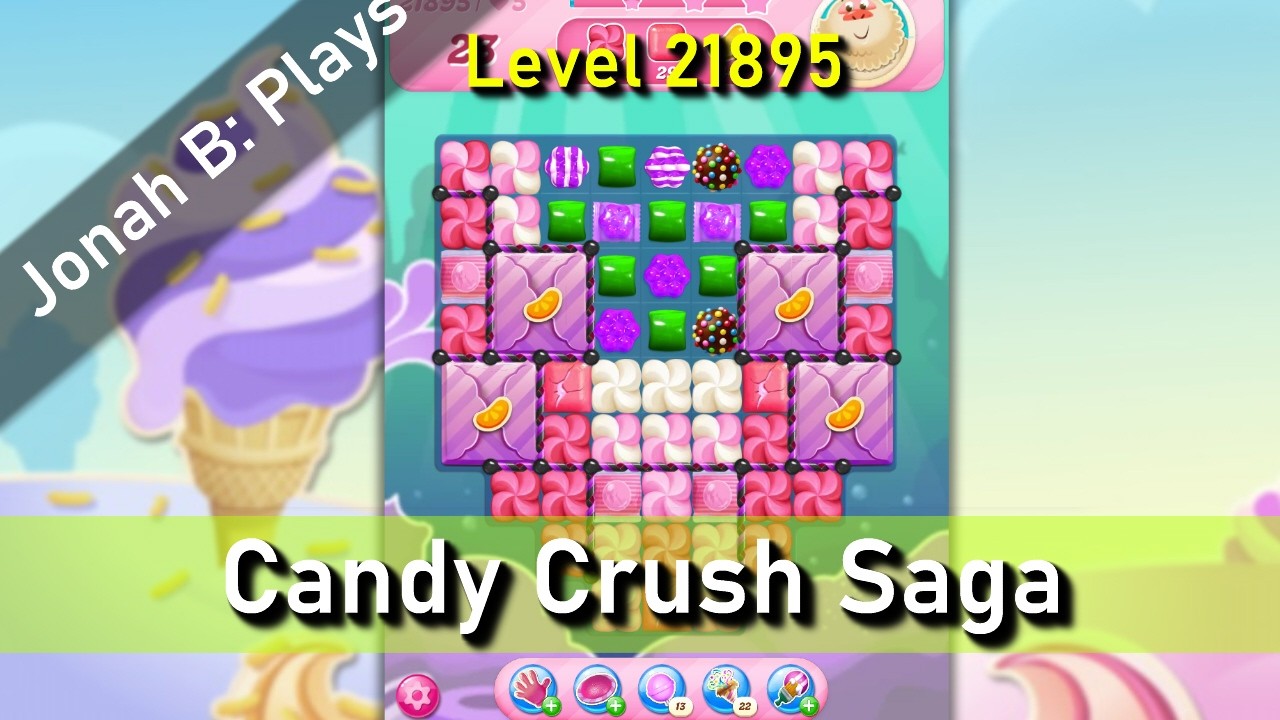 ※candyページ Candy Crush Saga Level 21895 - YouTube