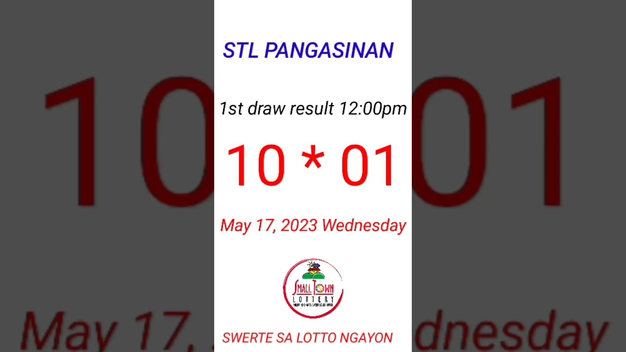 STL - PANGASINAN 1ST DRAW RESULT 