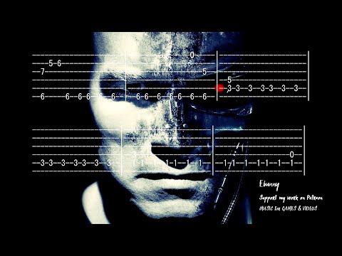 Terminator 2 - Main Theme [Full Acoustic Guitar Tab by Ebunny] Fingerstyle