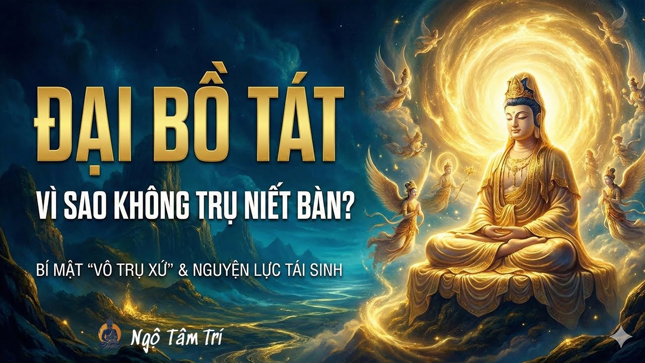 Vì Sao Đại Bồ Tát KHÔNG TRỤ Niết Bàn? Bí Mật “Vô Trụ Xứ” & Nguyện Lực Tái Sinh | Ngộ Tâm Trí