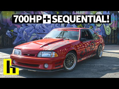 This 700HP Sequential Transmission Ford Mustang Cobra EATS. And the Owner Lets us Shred!