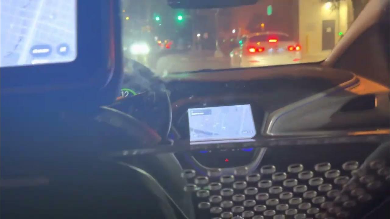 Driverless taxi in Austin (cruise) YouTube