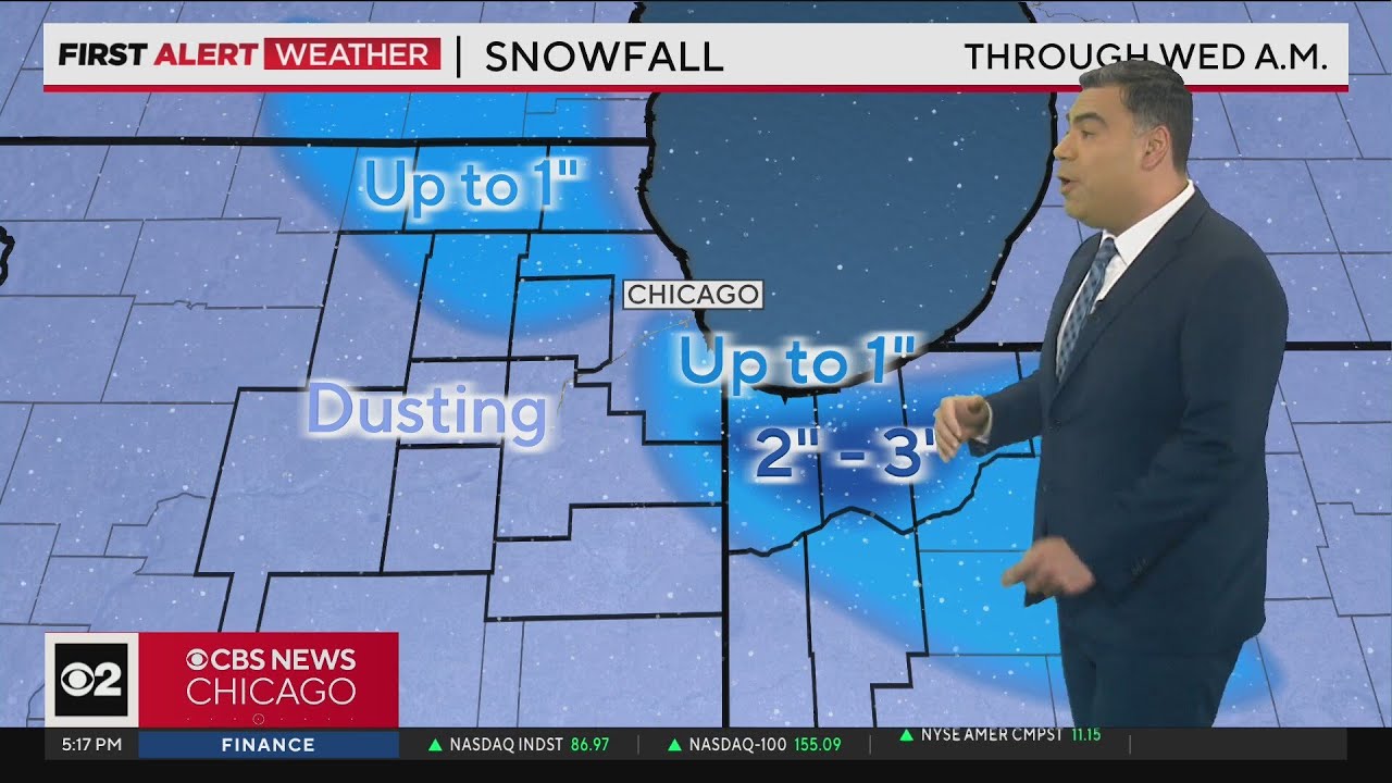 Chicago First Alert Weather: First snowfall of season coming - YouTube