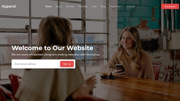 Append | Bootstrap 5 Responsive Modern Business Website