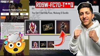 Free Fire Redeem Code Today May 12 | FF Rewards Redeem Code Today | Free Elite Pass, Wukong & Bundle screenshot 5
