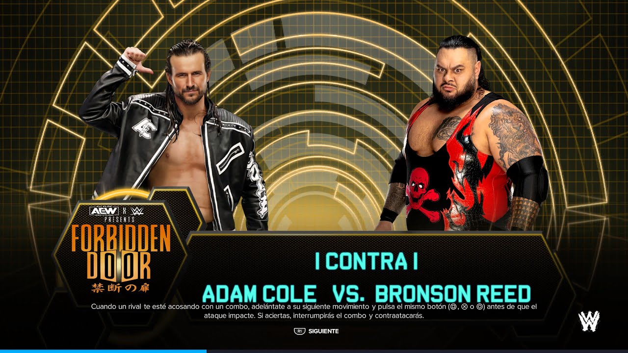 adam-cole-vs-bronson-reed-torneo-forbidden-door-cuartos-wwe-aew