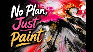 Freestyle Acrylic Pour | Creating Abstract Art with Leftover Paint