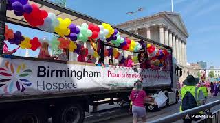 Gay Pride Day live Birmingham City 2023.