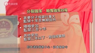 #港區國安法 正式刊憲實施；四項危害國安罪行   最高可判處無期徒刑；以暴力脅逼中央、特區政府   屬「恐怖活動」  - 20200630 - 香港新聞 - 有線新聞 CABLE News