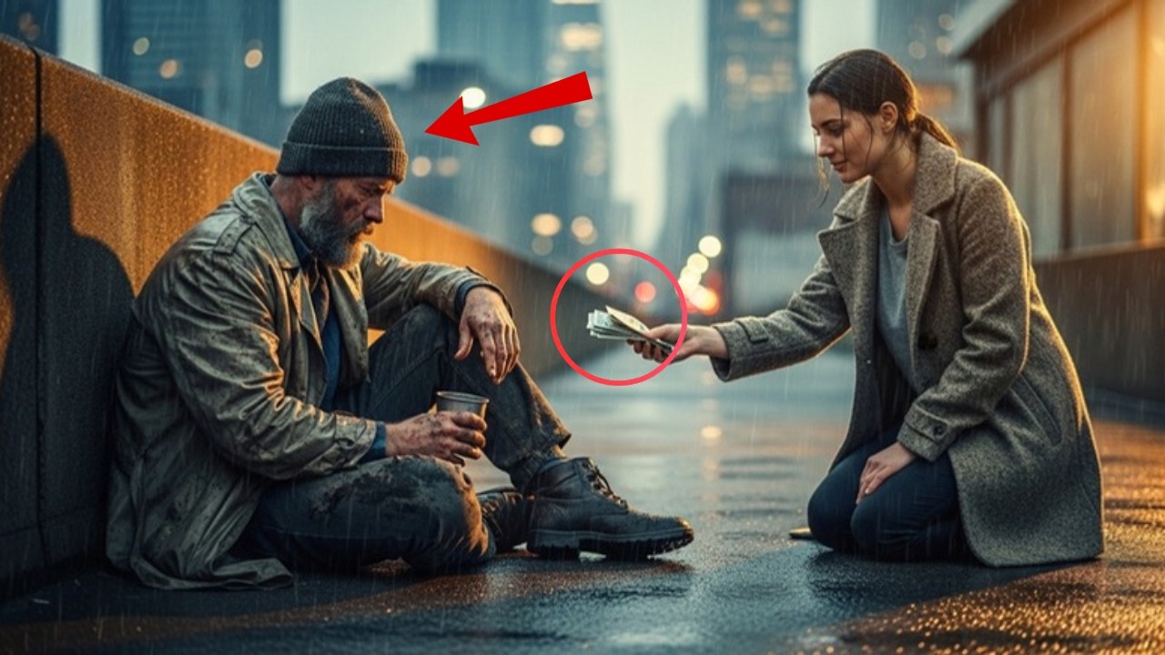 SI È FINTO MENDICANTE PER TESTARLA QUELLO CHE LEI HA FATTO LO HA LASCIATO IN LACRIME! 😭