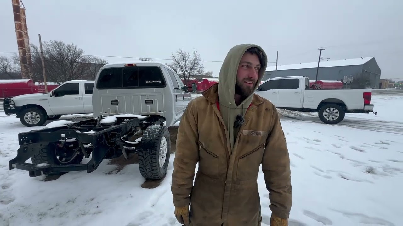 Brown Bros Garage SNOW DAY and Cold Starting Everything at The shop